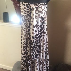 Animal print Dress, also can be worn as a Skirt!